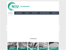 Tablet Screenshot of neu-automation.com